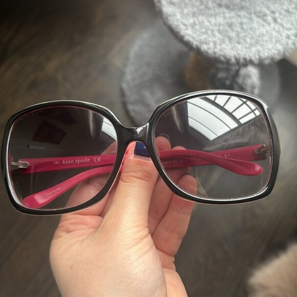 Kate Spade Pink and Black Women’s Sunglasses - Picture 6 of 8
